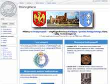 Tablet Screenshot of kwidzynopedia.pl